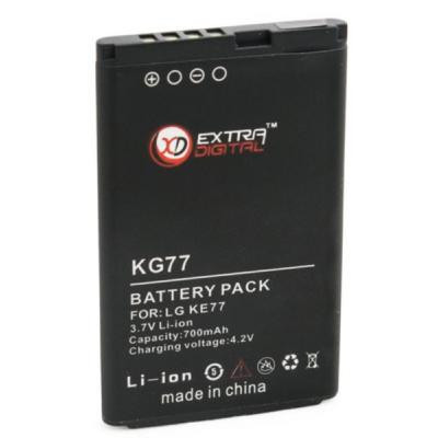 Акумуляторна батарея Extradigital LG KG77 (700 mAh) (DV00DV6058)
