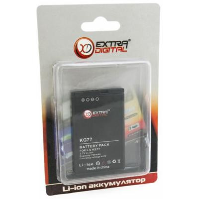 Акумуляторна батарея Extradigital LG KG77 (700 mAh) (DV00DV6058)