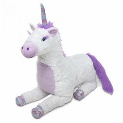 М'яка іграшка Melissa&amp;Doug Гігантський райдужний єдиноріг Місті, 106 см (MD30405)
