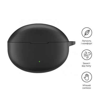 Чохол для навушників BeCover Silicon для OPPO Enco Air4 Pro Black (713222)