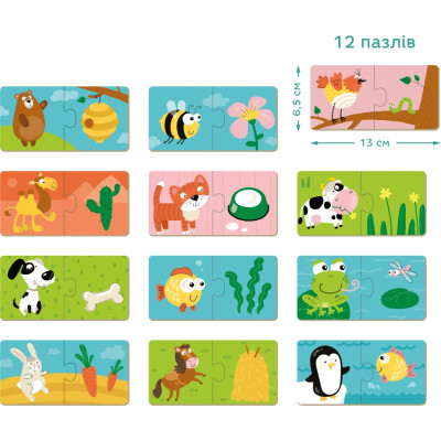 Пазл DoDo Дуо Хто що їсть (300118)