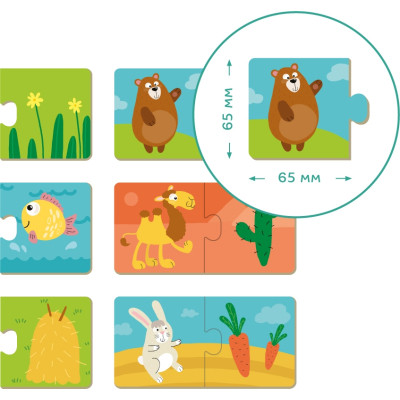 Пазл DoDo Дуо Хто що їсть (300118)