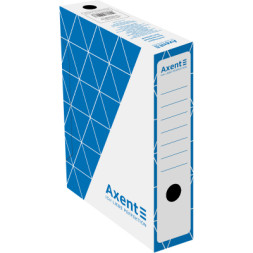 Архівний бокс Axent А4 80мм, синій (1731-02-A)