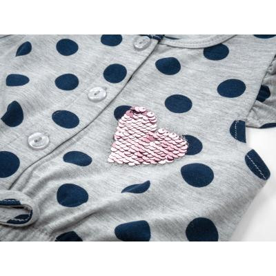 Комбінезон дитячий Breeze в горошок (15992-110G-gray)