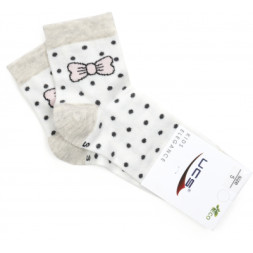 Шкарпетки дитячі UCS Socks в горошок (M0C0101-2119-1G-cream)
