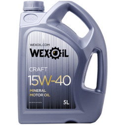 Моторна олива WEXOIL Craft 15w40 5л (WEXOIL_62567)