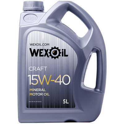 Моторна олива WEXOIL Craft 15w40 5л (WEXOIL_62567)
