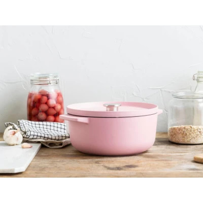 Каструля KitchenAid чавунна з кришкою 5,2 л Суха троянда (CC007431-001)