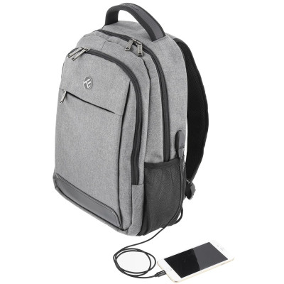 Рюкзак для ноутбука Tellur 15.6&quot; Companion, USB port, Gray (TLL611202)