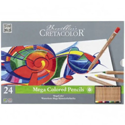 Олівці кольорові Cretacolor Megacolor 24 кольори (9014400280887)