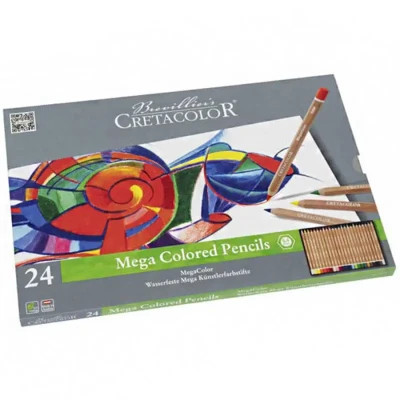 Олівці кольорові Cretacolor Megacolor 24 кольори (9014400280887)