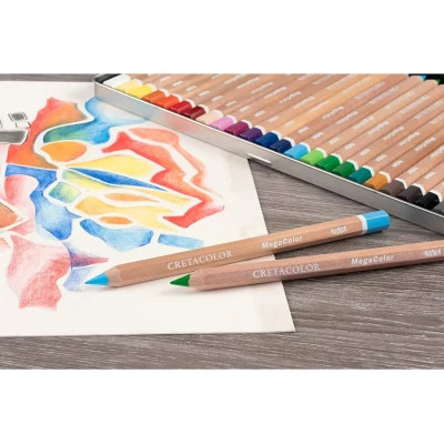Олівці кольорові Cretacolor Megacolor 24 кольори (9014400280887)