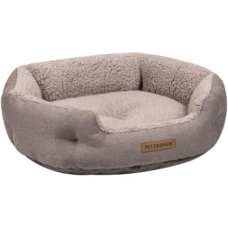 Лежак для тварин Pet Fashion BRIG 58х48х20 см кавовий (4823082441488)