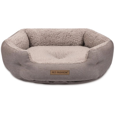 Лежак для тварин Pet Fashion BRIG 58х48х20 см кавовий (4823082441488)