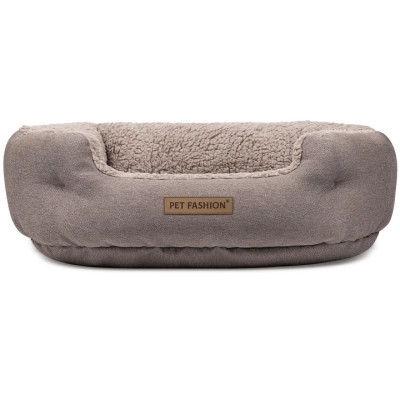 Лежак для тварин Pet Fashion BRIG 58х48х20 см кавовий (4823082441488)