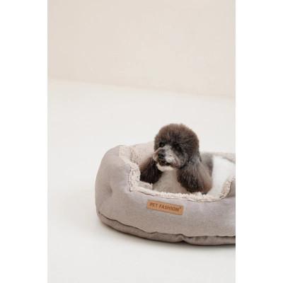 Лежак для тварин Pet Fashion BRIG 58х48х20 см кавовий (4823082441488)