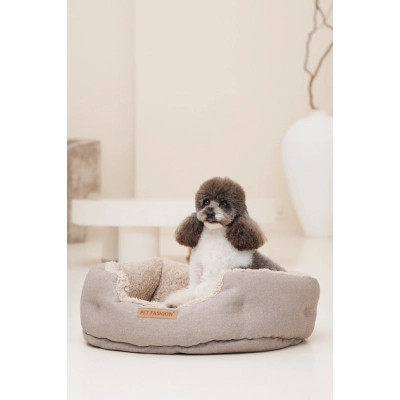 Лежак для тварин Pet Fashion BRIG 58х48х20 см кавовий (4823082441488)