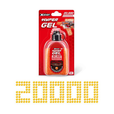 Іграшкова зброя Zuru Набір з 20 000 гелевих патронів X-SHOT Hyper Gel (36625R)