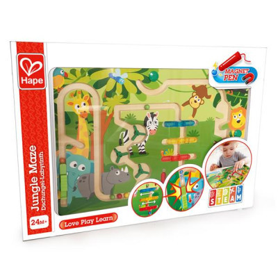 Розвиваюча іграшка Hape Магнітний лабіринт Джунглі (E1714)