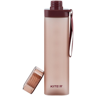 Поїльник-непроливайка Kite квадратна, 700 мл, бордова (K24-1210-3)