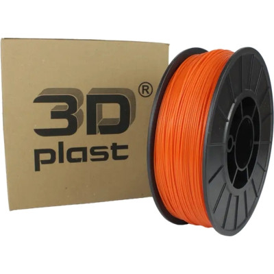Пластик для 3D-принтера 3Dplast PETG 1.75мм, 0.85кг, yellow hot (3DPTG17508HYL)