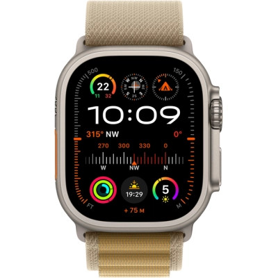 Смарт-годинник Apple Watch Ultra 2 2024 GPS + Cellular 49mm Natural Titanium Case with Tan Alpine Loop - Large (MX4H3UL/A)