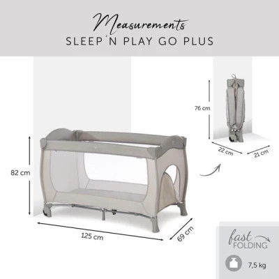 Дитячий манеж Hauck Sleep N Play Go Plus PB Rainbow (60084-9)