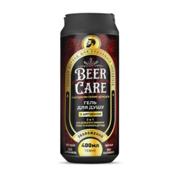 Гель для душу Beer Care 2 в 1 З аргініном Зволоження 400 мл (4820164642009)