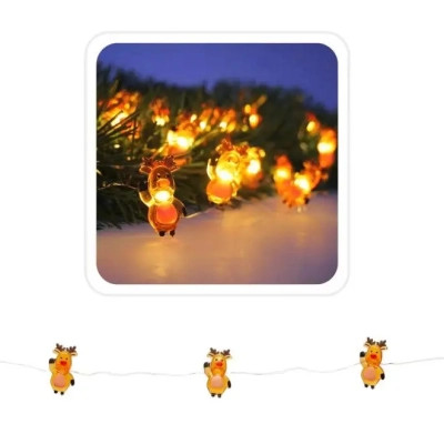 Гірлянда Chomik Струна Олень 2.2 м 20 LED Теплий білий (5900779854161)