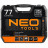 Набір інструментів Neo Tools 1/2&quot;, 1/4&quot;, CrV, 77 шт. (08-915)