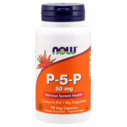 Вітамін Now Foods P-5-P (піридоксальфосфат) 50мг, 90 гелевих капсул (NOW-00461)
