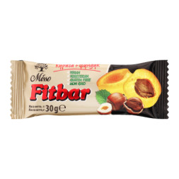 Батончик Misso Fitbar Курага та фундук 30 г (4820232570319)