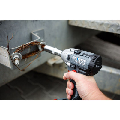 Гайковерт Graphite Energy+ 18V, безщітковий, 2600об/хв, 330Нм, 1/2&quot;, 0.9кг (без АКБ та ЗП) (58G028-1)