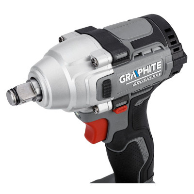 Гайковерт Graphite Energy+ 18V, безщітковий, 2600об/хв, 330Нм, 1/2&quot;, 0.9кг (без АКБ та ЗП) (58G028-1)