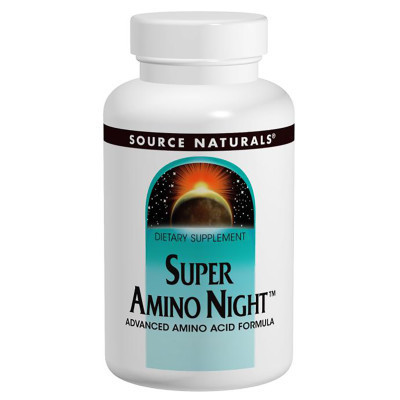 Вітамінно-мінеральний комплекс Source Naturals Удосконалена Амино Формула, Super Amino Night, 60 капс (SN0110)