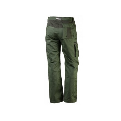 Штани робочі Neo Tools CAMO Olive, розмір XL (54), 255 г/м2, внутрішнє регулювання (81-222-XL)