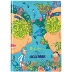 Щоденник шкільний Kite Rick and Morty тверда обкладинка (RM24-262)