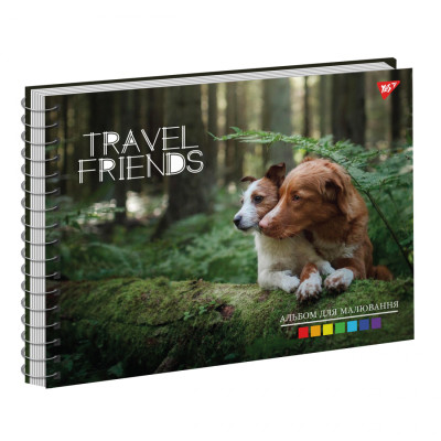 Альбом для малювання Yes А4 30 Спіраль Travel friends (130571)