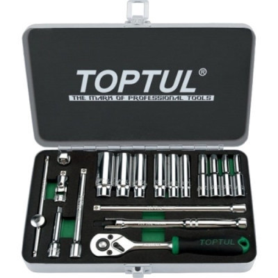 Набір інструментів Toptul дюймових 1/4&quot; 18од. 3/16&quot;-9/16&quot; (GCAD1813)