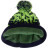 Шапка Select Pompon Hat 58 Black Green (1870.79.21)