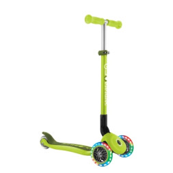Самокат Globber Primo Foldable Lights колеса з підсвіткою до 50 кг 3+ Зелений (432-106-3)