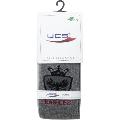 Колготки дитячі UCS Socks з емблемою (M0C0301-1251-3B-gray)