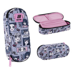 Пенал Kite 599 Anime Girl (K25-599-9)