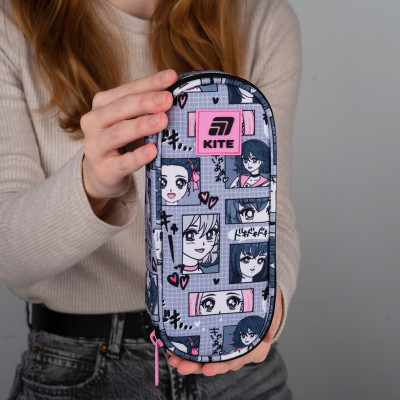 Пенал Kite 599 Anime Girl (K25-599-9)
