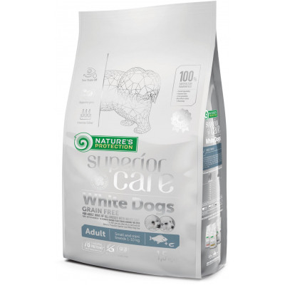 Сухий корм для собак Nature&#039;s Protection Superior Care White Grain Free Adult Small and Mini 1.5 кг (NPSC45667)