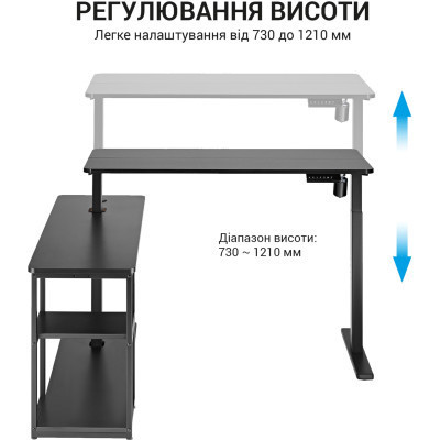 Комп&#039;ютерний стіл OfficePro ODE119B Black (ODE119B)