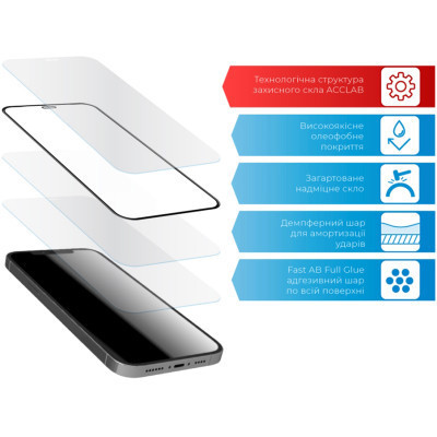 Скло захисне ACCLAB Full Glue Xiaomi Redmi Note 10 Pro (1283126511240)