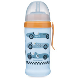 Поїльник-непроливайка Canpol babies Racing Світло-синій 350 мл (56/516_blul)