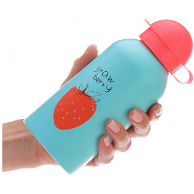 Поїльник-непроливайка Cool For School Strawberry, 500 мл., блакитна (CF61303)