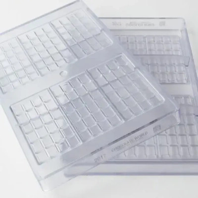 Форма для шоколаду Chocolate World Плитка класична 100 x 50 x 5 мм 6 шт (2017 CW)